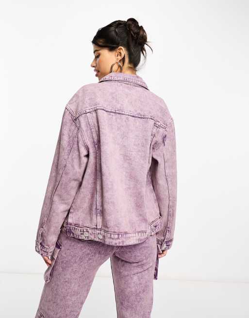 Lilac hotsell denim jacket