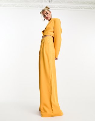 KYO KYO THE BRAND SLOUCHY WIDE LEG PANTS IN ORANGE - PART OF A SET