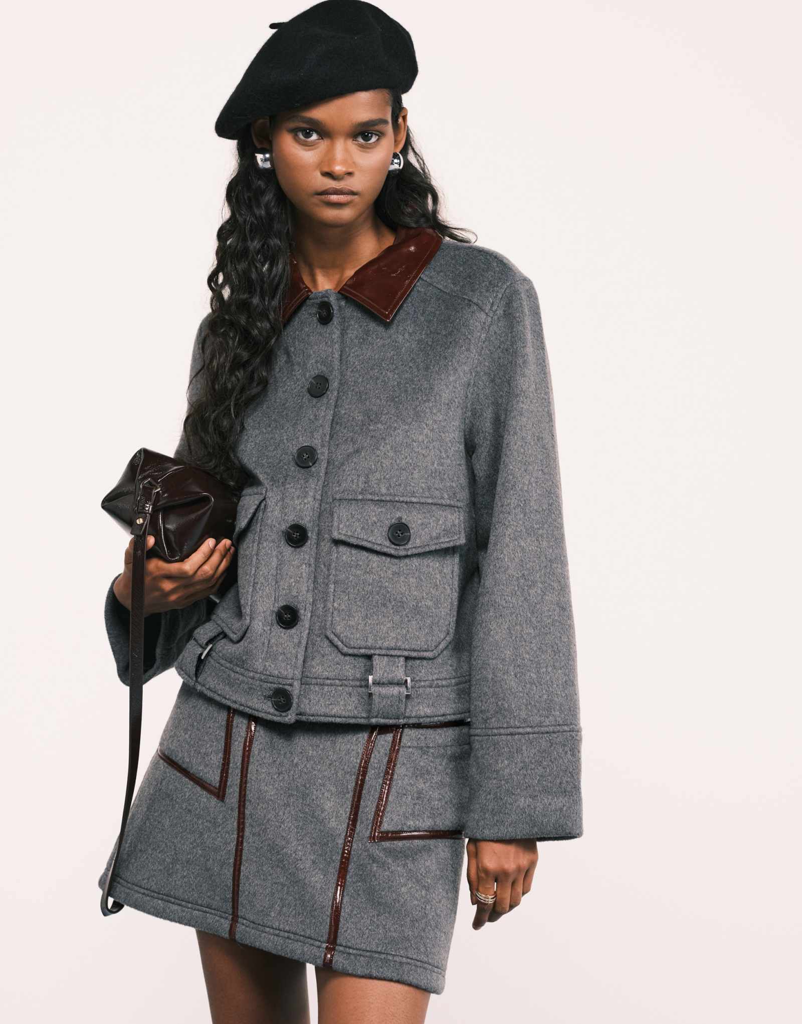 Куртка LAAGAM Bruna серого цвета