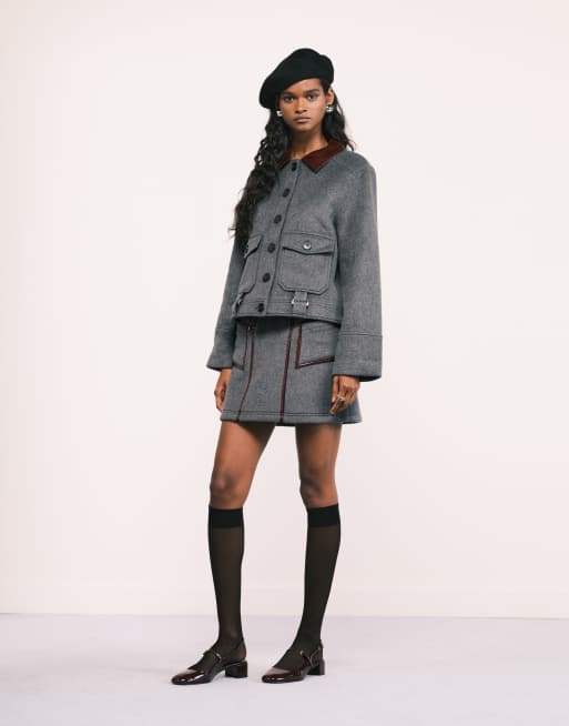 LAAGAM bruna jacket in grey, 2 of 4