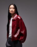 [Laagam] LAAGAM cupido bomber jacket in red L RED