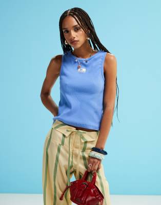 Laagam Embroidered Logo Tank Top