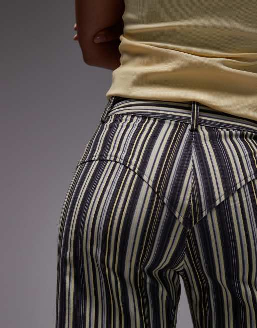 LAAGAM holly corduroy trousers in grey stripe, 2 of 5