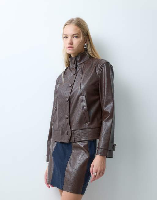 Laagam jules button up set in brown, 3 of 3