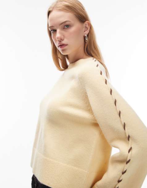 LAAGAM melbourne pannacotta long sleeve knit in yellow - view 1