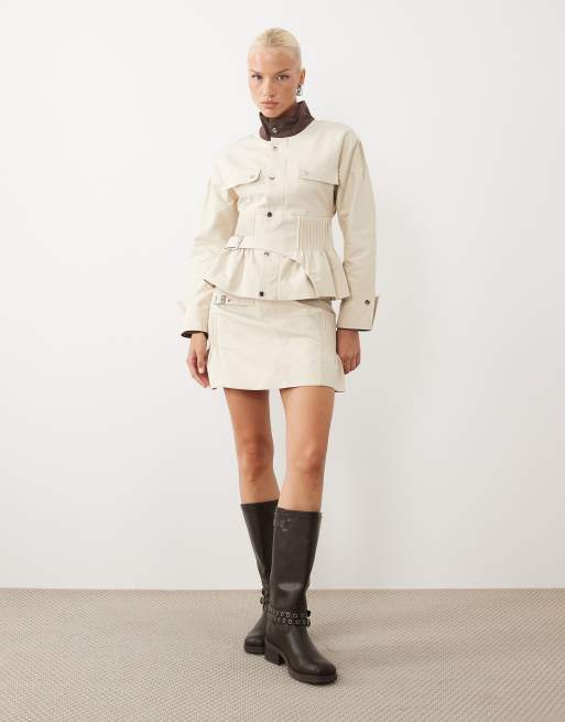 Laagam Orly Serge jacket in ecru (part of a set), 3 of 4