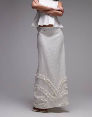 Laagam Pinot Maxi Linen Mix Skirt