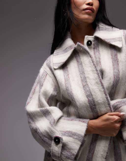 LAAGAM portobello striped long coat , 3 of 4