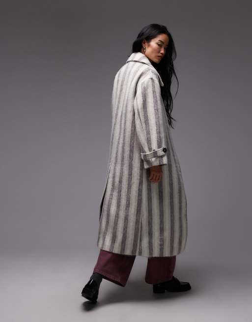 LAAGAM portobello striped long coat , 4 of 4