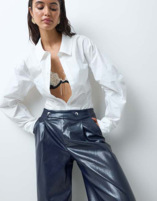 Laagam riley balloon pants in navy, 3 of 5