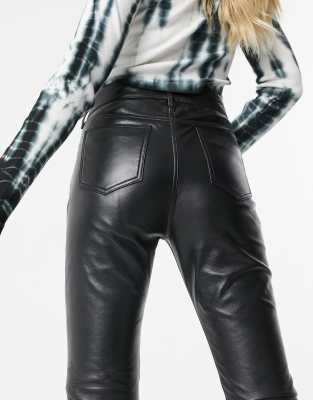 real leather pants