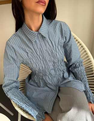 Labelrail X Barbara Ines Shirred Bust Shirt