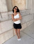 [Labelrail] Labelrail x Barbara Ines skirt overlay shorts in black 16 BLACK