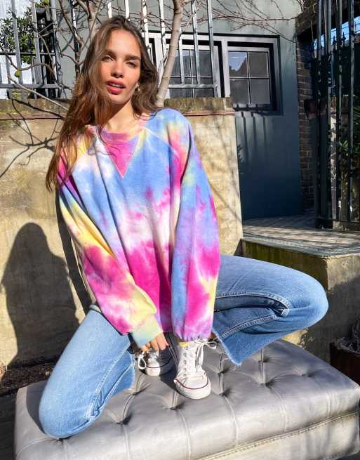 Tie dye oversized sweatshirt new arrivals