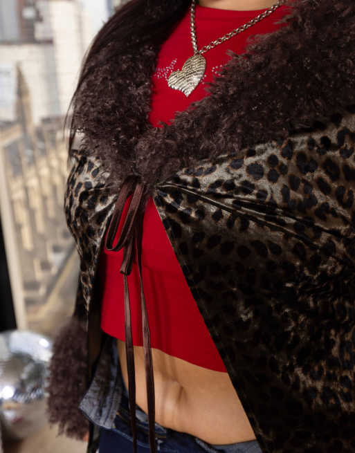 Leopard hotsell bolero jacket