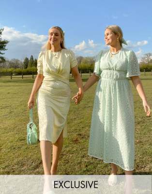 green emerald velvet dress Alice + Olivia