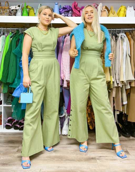 Alice and store olivia green jumpsuit