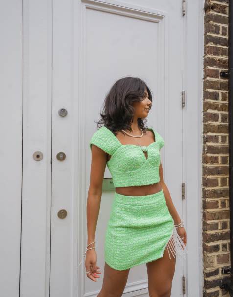 Cheap shop green skirts