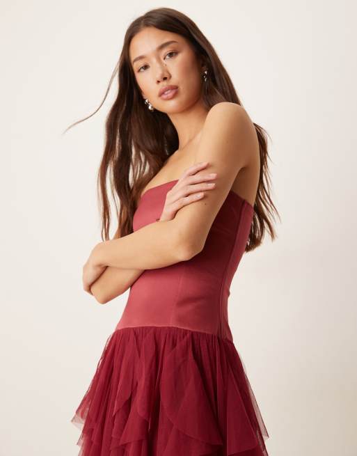 asymmetric pleated dress maxi Olympia Asymmetrical Pleated Maxi Dress