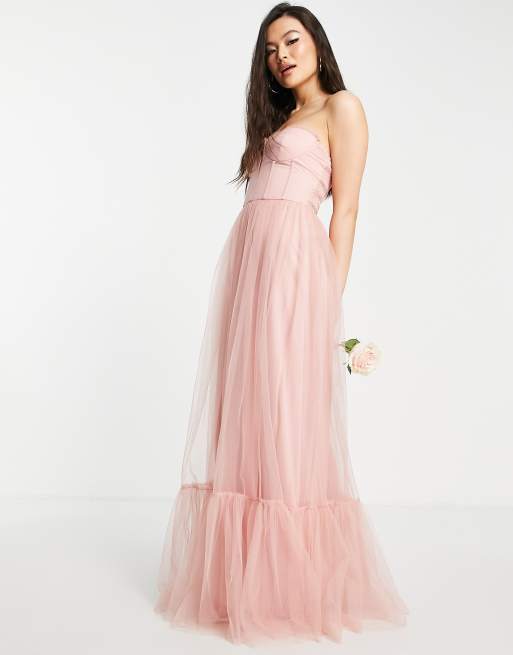 Asos pink 2025 tulle dress