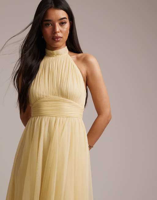 maiden bridesmaid dresses Shona Joy - Jamila Lace High Neck Maxi Dress