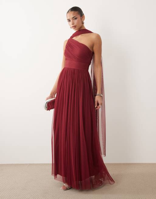 raspberry red bridesmaid dresses Nicolette Mint Dress main image 0