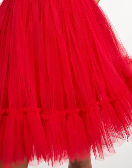 Tulle red