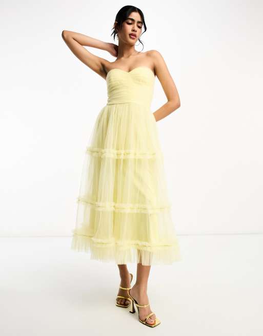 Lemon 2024 bandeau dress