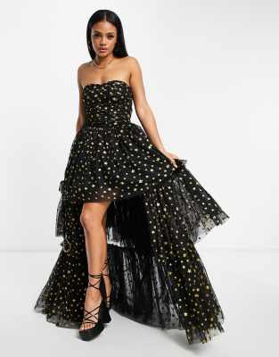 Black High Low Tulle Dress