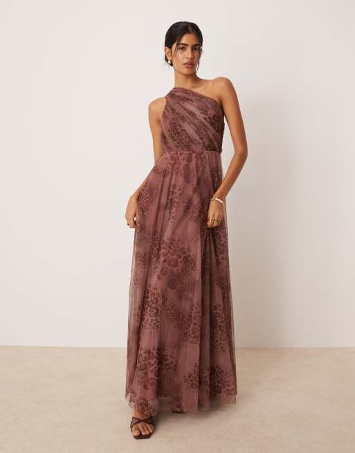 strapless open back dress Tia Carrere 2024 Oscars Red Carpet Beaded Dress