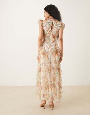 lace & beads maxi dress Lace & Beads - Tulle Maxi Dress - Women - Polyester - 2 US