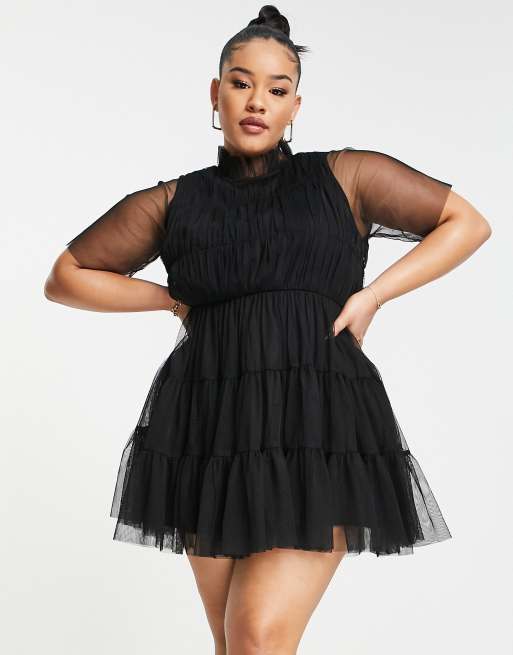 Black flowy dress plus sales size