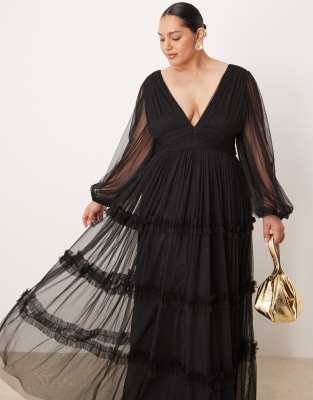black plus size boho dress Plus Size Boho Girl Crochet Dress main image 0