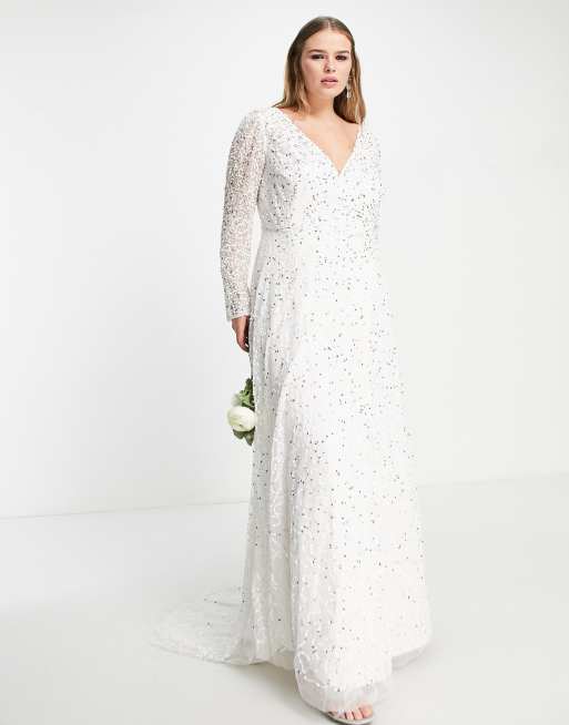 chinese dress ladies Must Be Love Lace Maxi Dress White