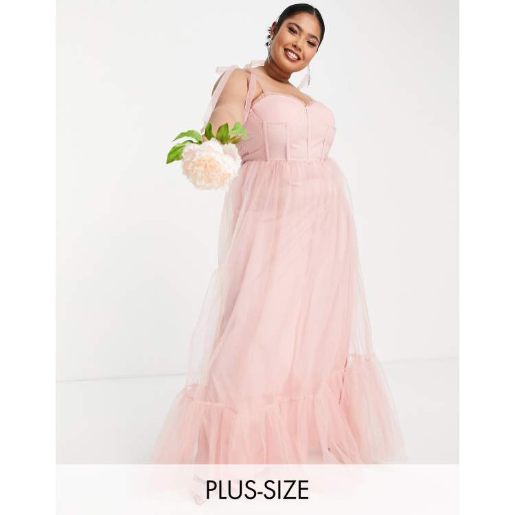 Asos plus size tulle skirt online