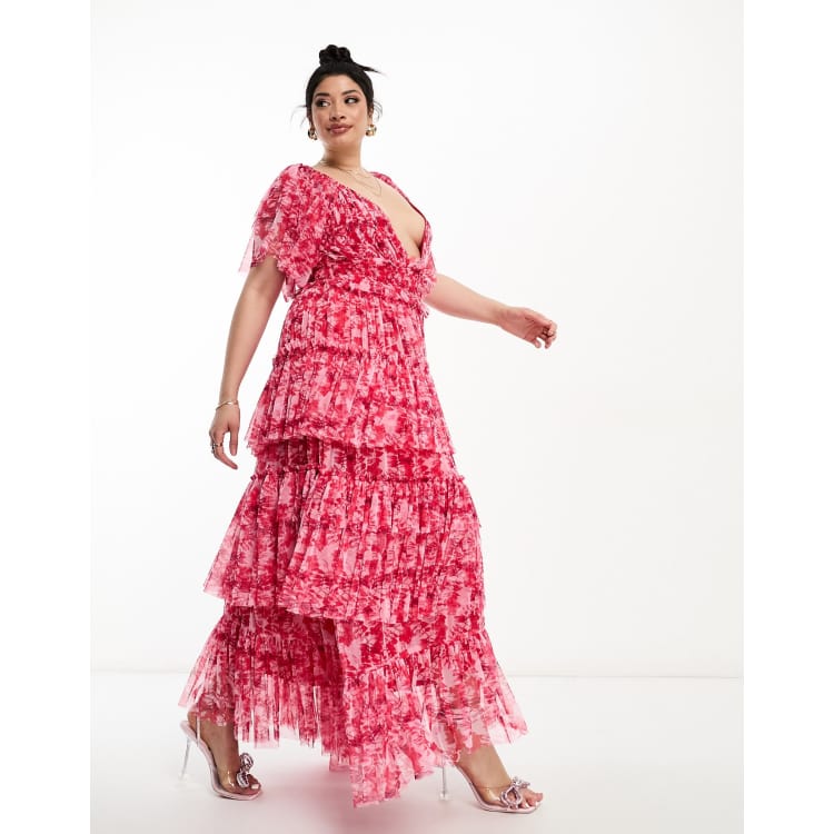 maxi plus size dresses with sleeves