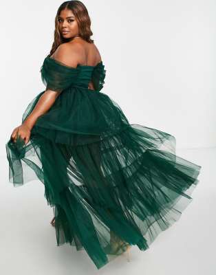 Emerald Green Tulle Dress