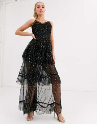 lace and beads dress