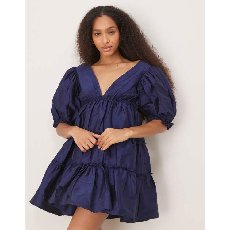silver mini dress for women Girl In Glam Mini Dress, Off White – Everyday Chic Boutique