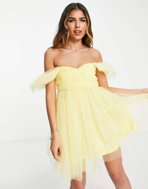 Robe jaune pale hot sale