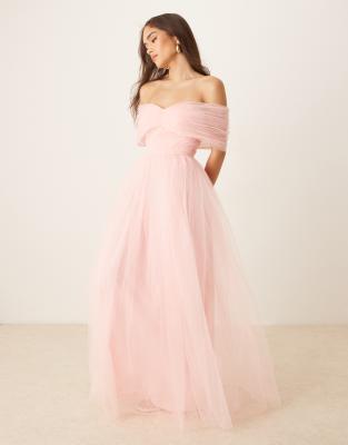 Top Débardeur Rose Clair - Épaules Dénudées - Taille S - Neuf Sans étiquettes