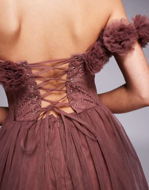 rose brown color dress Blair Sequin Dress