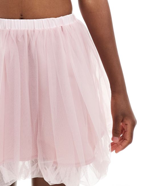 NEWALRIN ♥ Bubble cancan lace mini skirt /追跡付 Bubble cancan lace mini skirt - 뉴얼린