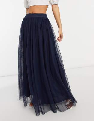 lace and beads embellished maxi dress