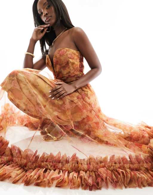 Gonna tulle oro store