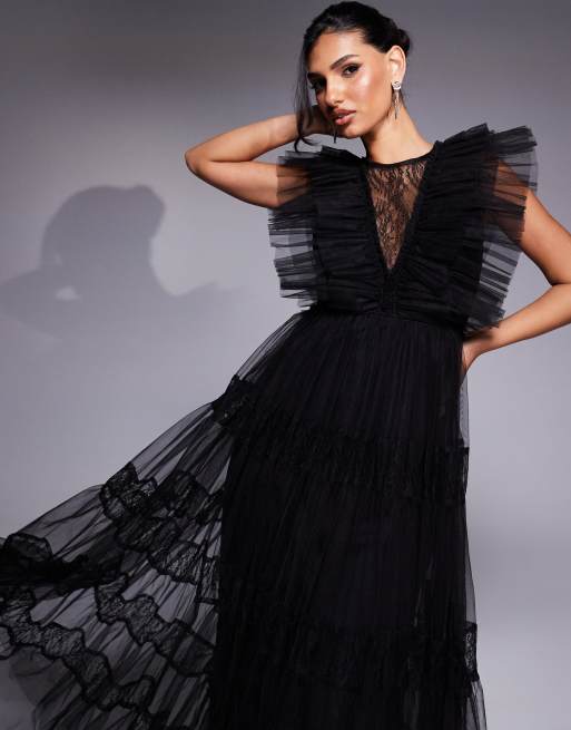 Lace Vestito In Pizzo Lungo Aniye By Woman Long Dress With Lace