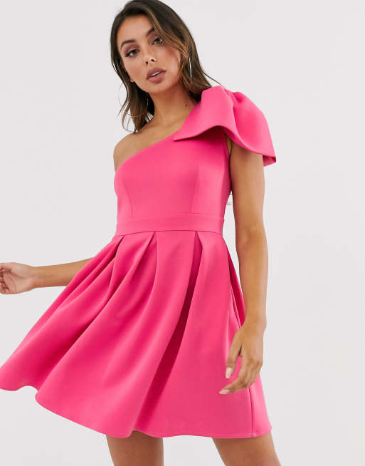 Asos pink 2025 scuba dress