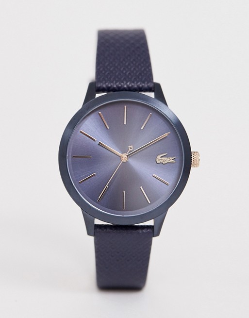 Lacoste 12.12 leather watch