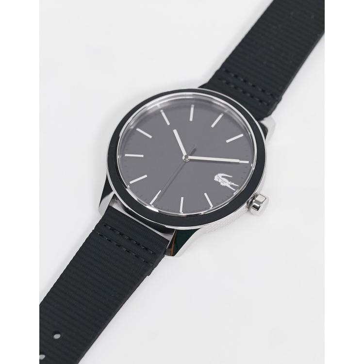 Lacoste 12.12 best sale watch black