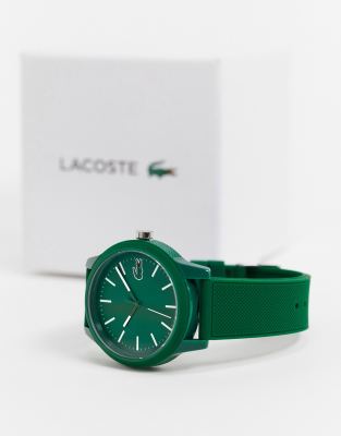 Lacoste 12.12 silicone watch in green